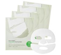Máscara facial de 4 hojas/cajas de colágeno, máscara facial contra la joroba con efecto calmante y de enfriamiento, durante la noche con colágeno de bajo peso molecular para la elasticidad y la