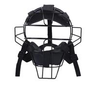 Máscara facial de árbitro, jaula ajustable para árbitros, máscara de béisbol tradicional de acero hueco que proporciona la máxima protección y comodidad