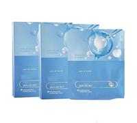 Máscara facial de colágeno, máscara facial de colágeno bio, máscara facial de piel de vidrio, máscara coreana de colágeno profundo antiarrugas, para todo tipo de piel, 10 unidades/caja (2 cajas)