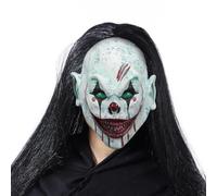 Máscara Facial de Disfraz Accesorios Sangrientos y Aterradores de Halloween | Máscara látex carnavalera para y Actuaciones Escenarios Espectáculos Bromas Eventos Festivos Casas Embruj