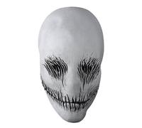 Máscara facial de exorcista del terror, espectro, disfraz de Halloween, accesorios para fiesta de cosplay