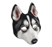 Máscara facial de Husky para mascarada, máscara realista de carnaval, máscara de Halloween para baile de máscaras, disfraz de cosplay