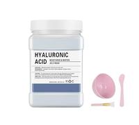 Máscara Facial De Polvo Con ácido Hialurónico, Hidratante Y Reafirmante, Máscara Gel Peel-Off Profesional Para Todo Tipo De Piel, 650g, Ideal Para Uso En Spa O En Casa, Incluye Espátula De Aplicación