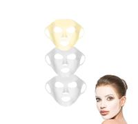 Máscara Facial de Silicona,3 PCS Cubierta de Máscara Facial de Gancho Reutilizables Mascarilla Silicona 3D Mascaras de Silicona Hidratación Facial a Vapor para Mascarillas en Forma de Escamas