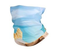 Máscara facial deportiva con estampado de estrellas de mar de mar, diadema deportiva multifuncional, adecuada para deportes en climas fríos