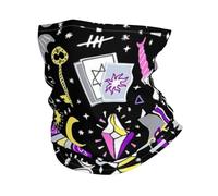 Máscara facial estilo diadema, bruja mágica, diseño bohemio, diadema deportiva, adecuada para viajes, esquí y ciclismo.