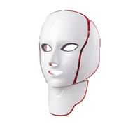 Máscara Facial LED 7 Colores - Dispositivo de Belleza para Rutina Facial en Casa - Luz Ambiental para Cuidado Estético - Diseño Ligero y Recargable