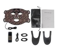 Máscara facial LED con lámpara de luz roja, 7 colores de luz+luz infrarroja cercana, dispositivo de cuidado con controlador para todos los tipos de piel en casa, cuidado de la piel para la belleza
