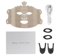 Máscara facial LED con terapia de luz roja, máscara de terapia de luz, 7 colores, lámpara de luz roja para reafirmar, suavizar las arrugas, antiedad, máscara LED, máscara facial LED, terapia de luz