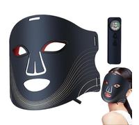 Máscara Facial LED, Mascarilla Con Terapia De Cara Con Luz Infrarrojos De Silicona Flexible, Máscara Facial LED Con Terapia De Luz Roja, 4 En Color Herramienta De Belleza De Fototerapia