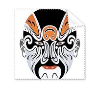 Máscara facial Peking Opera de Pekín, colorida, diseño chino tradicional con ilustración, gafas de limpieza, gamuza de limpieza, limpiador de pantalla, 5 unidades