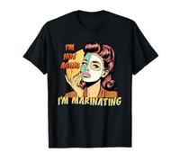 Máscara Facial Retro Divertida para Mujer I'm Not Aging I'm Marinating Camiseta