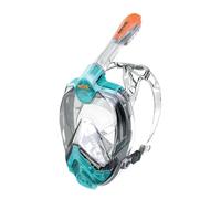 Seac Libera, máscara de Snorkel Integral de Nueva generación, Silicona hipoalergénica, liberación rápida, 4 tamaños, Transparente/Rosa, XS/S