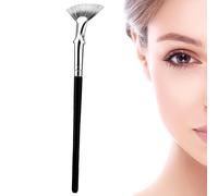 Mascara Fan Brush - Cepillo para pestañas en forma de abanico con cerdas de doble capa | Perfecto para separar y alargar cada pestaña, adecuado para profesionales del maquillaje, principiantes,