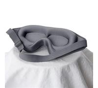 Máscara for dormir 3D, venda for los ojos, ayuda for, máscara for, espuma con memoria blanda, facial, sombra for, parche for cubrir luz(Gray)