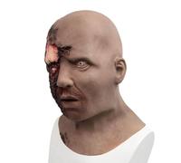 Máscara Halloween Cabeza Completa Tocado Adulto con Cara Podrida para