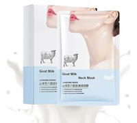 Máscara hidratante para el cuello | Almohadillas hidratantes de leche de cabra para aflojar y reafirmar el cuello - Almohadillas reductoras de doble barbilla, mascarilla hidratante para el cuello