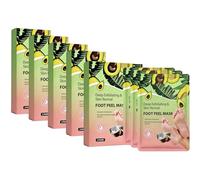 Máscara hidratante para pies, máscara de pies muy secos y dañados, cuidado de manteca de karité, para pies muy secos y dañados, cuidado de manteca de karité, aceite de jojoba y vitamina E, pie máscara