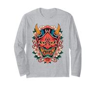 Máscara Japonesa Demon Yokai Devil Cherry Blossom Hannya Oni Manga Larga