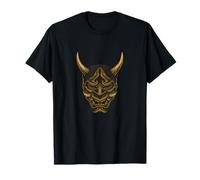 Máscara Japonesa Oni Demon Hannya Tattoo Streetwear Camiseta