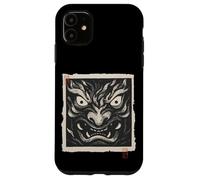 Máscara japonesa Oni Demon Yokai Vintage Woodblock Print Carcasa para iPhone 11