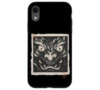 Máscara japonesa Oni Demon Yokai Vintage Woodblock Print Carcasa para iPhone XR