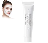 Máscara lechosa coreana, mascarilla facial despegable con envoltura de colágeno, hidratante e iluminadora, piel brillante y rejuvenecedora, mejora la elasticidad, bombea la piel flácida (1 Pcs)