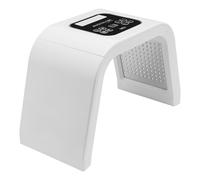 Máscara LED para rostro de belleza, 7 colores 7 en 1, terapia de luz LED para terapia de luz roja facial, terapia de cuidado de la piel con función de niebla, incluye gafas, para cara y cuerpo