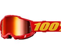 Máscara Moto Accuri 2 100% Rojo