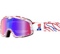 Máscara Moto Barstow Classic 100% Azul, Rojo, Blanco