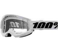 Máscara Moto Strata 2 Gafas 100% Blanco