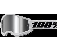 Máscara Moto Strata 2 Gafas 100% Blanco