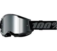 Máscara Moto Strata 2 Junior Goggle 100% Negro
