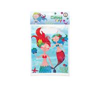 Máscara Multicolor Sirena 6 Unidades, Producto de BigBuy party