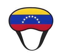 Máscara opaca para dormir con diseño de bandera de Venezuela con orejeras, para viajes, yoga, meditación