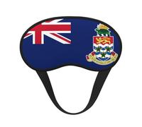 Máscara opaca para dormir con la bandera de las Islas Caimán, suave, transpirable, para viajes, yoga, meditación, camping, uso