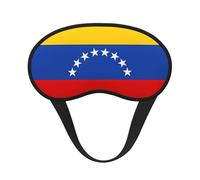 Máscara opaca para dormir con la bandera de Venezuela, suave, transpirable, para viajes, yoga, meditación, camping, uso