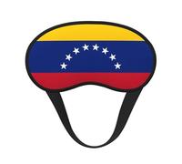 Máscara opaca para dormir con la bandera de Venezuela, suave, transpirable, para viajes, yoga, meditación, camping, uso