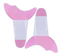 Mascara Padres de Protección de la Protección del Escudo de Sombras de Ojos para la Ayuda de Maquillaje de Ojo Silicone 2 PCS (Nueva caja de dos rosa+)