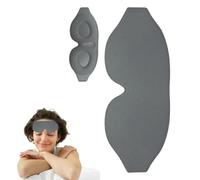 Máscara para Blackoutt, máscara de ojos para, máscara de ojos de lujo | tela de seda de leche, cubierta para , sombra de ojos, ultrafina, unisex, contorneada, máscara de ojos para