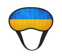 Máscara para dormir con bandera de Ucrania, 100 % bloqueo de luz, máscara para dormir, máscara de dormir unisex para viajes/siestas