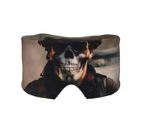 Máscara para dormir con diseño de llama de bombero, ultrafina, transpirable, para dormir bien, ajustable