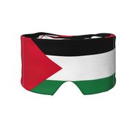 Máscara para dormir con estampado de bandera de Palestina, cubierta suave para los ojos, antifaz con bloqueo de luz para viajes, yoga y siesta