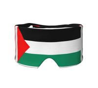 Máscara para dormir con estampado de bandera de Palestina, cubierta suave para los ojos, antifaz con bloqueo de luz para viajes, yoga y siesta
