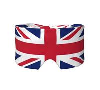 Máscara para dormir con estampado de bandera del Reino Unido, suave y cómoda, para hombres y mujeres