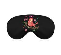 Máscara para dormir con forma de loro y pájaro, antifaz para dormir con bloqueo de luz y correa ajustable para mujeres y hombres