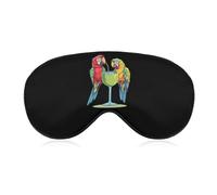 Máscara para dormir con forma de pájaro loro, bloqueador de luz, antifaz para los ojos con correa ajustable para mujeres y hombres