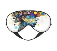 Máscara para dormir con inteligencia artificial, 100 % seda de morera natural, cubreojos ultrasuaves para dormir, viajar, siesta
