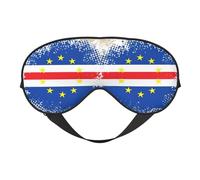 Máscara para dormir con la bandera de Cabo Verde, con bloqueo de luz, suave sin presión con correa elástica para el hogar, viajes, oficina, siesta, yoga.
