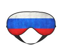 Máscara para dormir con la bandera sucia de Rusia 11 Máscara para dormir con la bandera sucia de Rusia Correa ajustable Máscara para ojos suave para mujeres Hombres Viajes Trabajo Hogar
